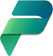 Logo: two gradient teal and green ribbons interlocking to form a stylized P shape.